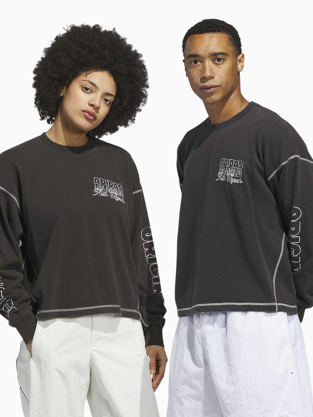 Unisex Adidas X Wilshire Los Angeles Long-Sleeved Unisex T-Shirt